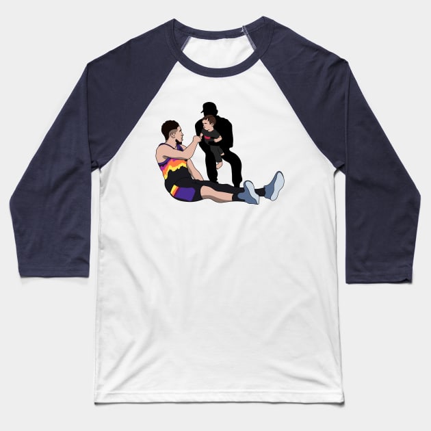 fist bump booker and kids Baseball T-Shirt by rsclvisual